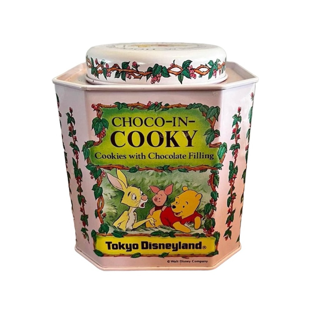 Disneyland Tokyo Winnie the Pooh & Friends Choco-in-Cooky Tin